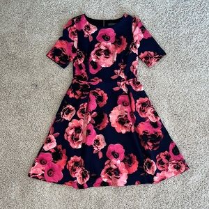 Jessica Howard Pink Floral Dress Size 6